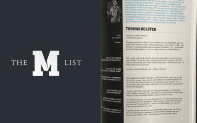 Thomas named one of the 200 most inspiring marketing professionals in Denmark