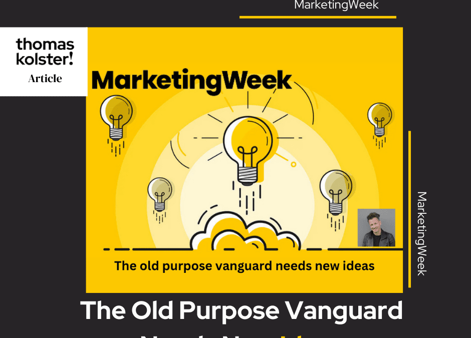The Old Purpose Vanguard Needs New Ideas